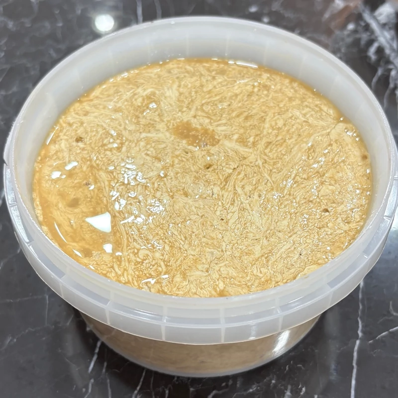 حلواکشی با شیره خرما و ارده(نیم کیلویی)