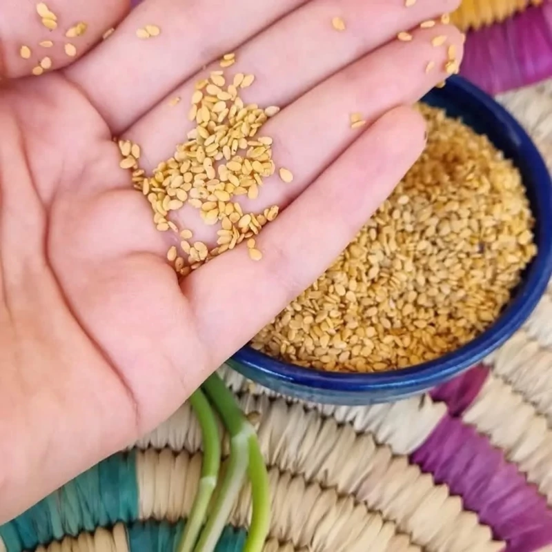 کنجد محلی بو داده (100 گرم)