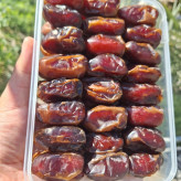 خرمای کبکاب بدون شیره و دست چین ماهور( یک کیلو ظرف)